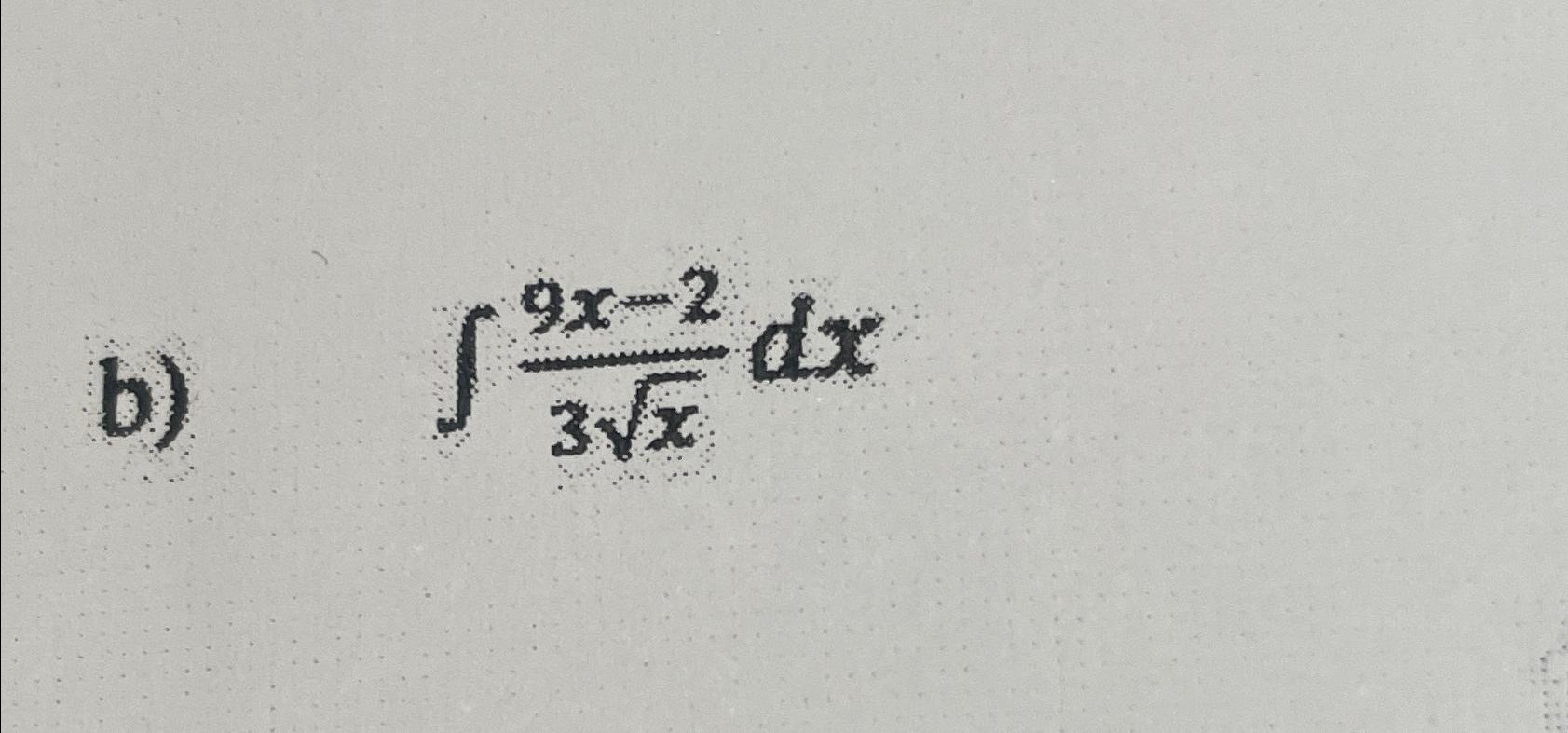 b-9x-23x2dx-chegg-chegg