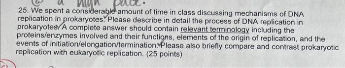 Solved 25. We spent a considerable amount of time in class | Chegg.com