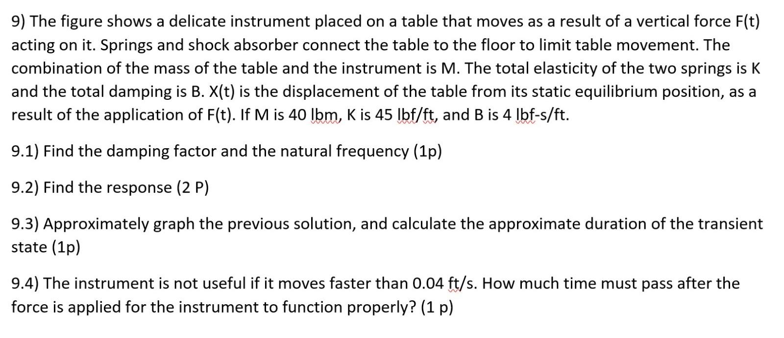 Delicate Instruments Do Not Drop Solved 9) The figure shows a delicate instrument placed on a | Chegg.com