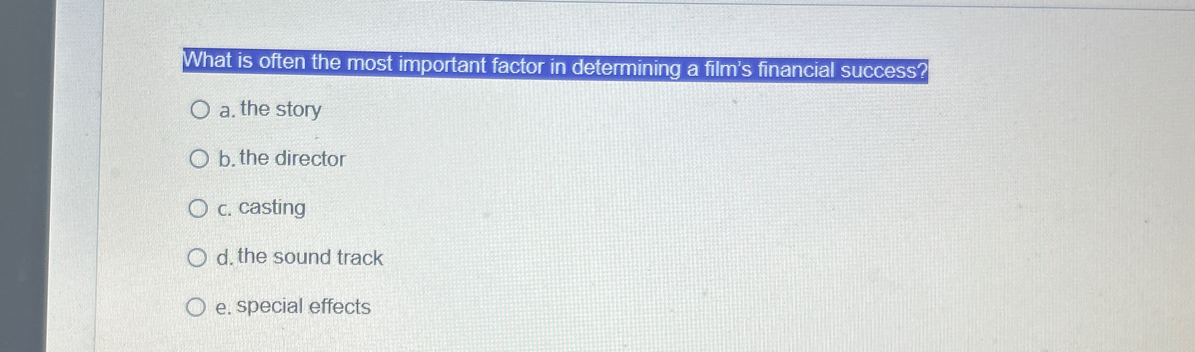 Solved What is often the most important factor in | Chegg.com