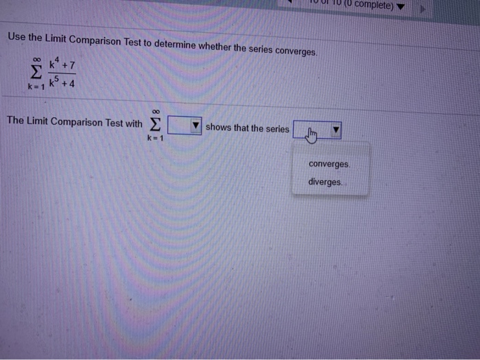 Solved Use The Limit Comparison Test To Determine Whether Chegg Solved Use The Limit Comparison Test To Determine Whether Chegg