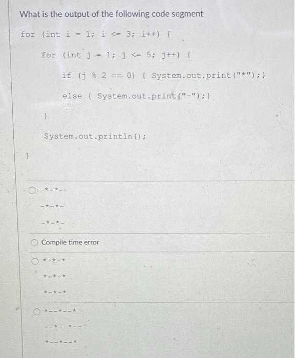Solved Given the following for loop: for (int i = -10; i | Chegg.com