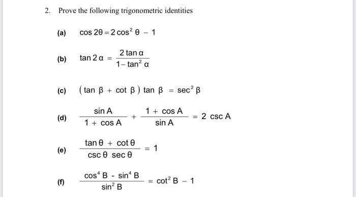 Solved Please help answer all items of number 2 and show the | Chegg.com