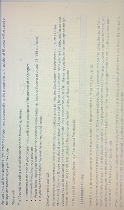 Solved For part 2 you will have 40 points if you enter the | Chegg.com