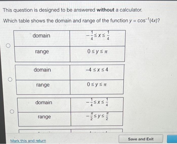 Domain calculator outlet