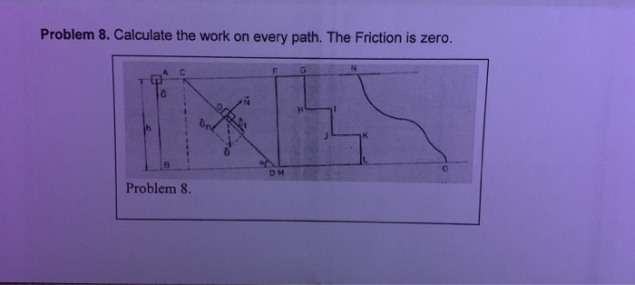 Finding Work Over Variable Path Solved Problem 8. Calculate the work on every path. The | Chegg.com