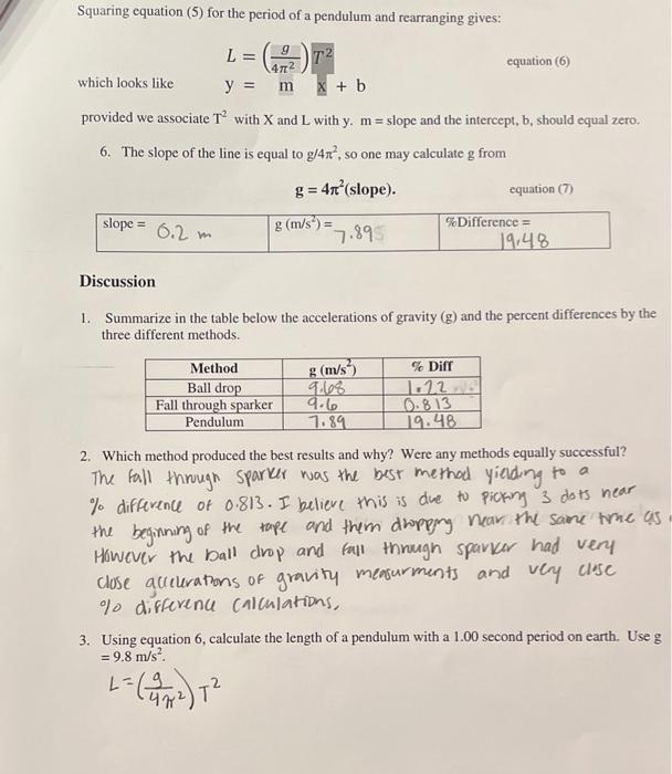 Solved Objectives . Calculate the acceleration due to | Chegg.com