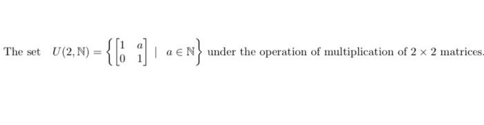 Solved For part a and b determine if the set is a group | Chegg.com