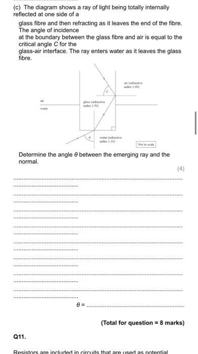 Solved Q2. In an experiment, laser light is shone through a | Chegg.com