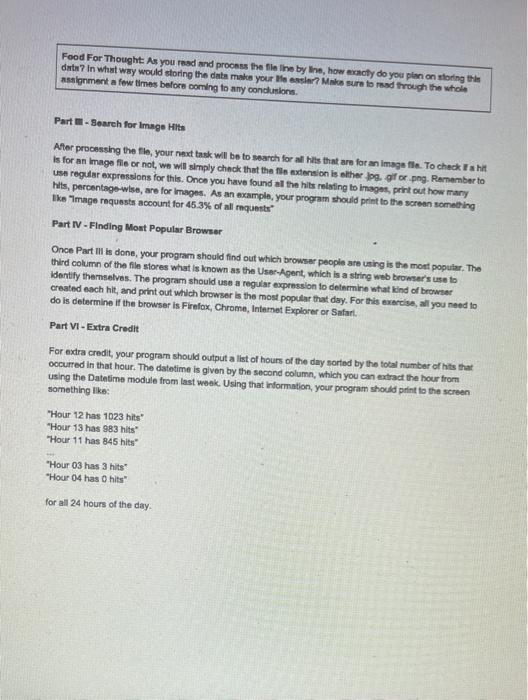 Week 3 Assignment - Text Processing Overview This | Chegg.com