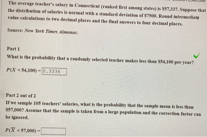 Solved what is the probability that the sample mean is less | Chegg.com