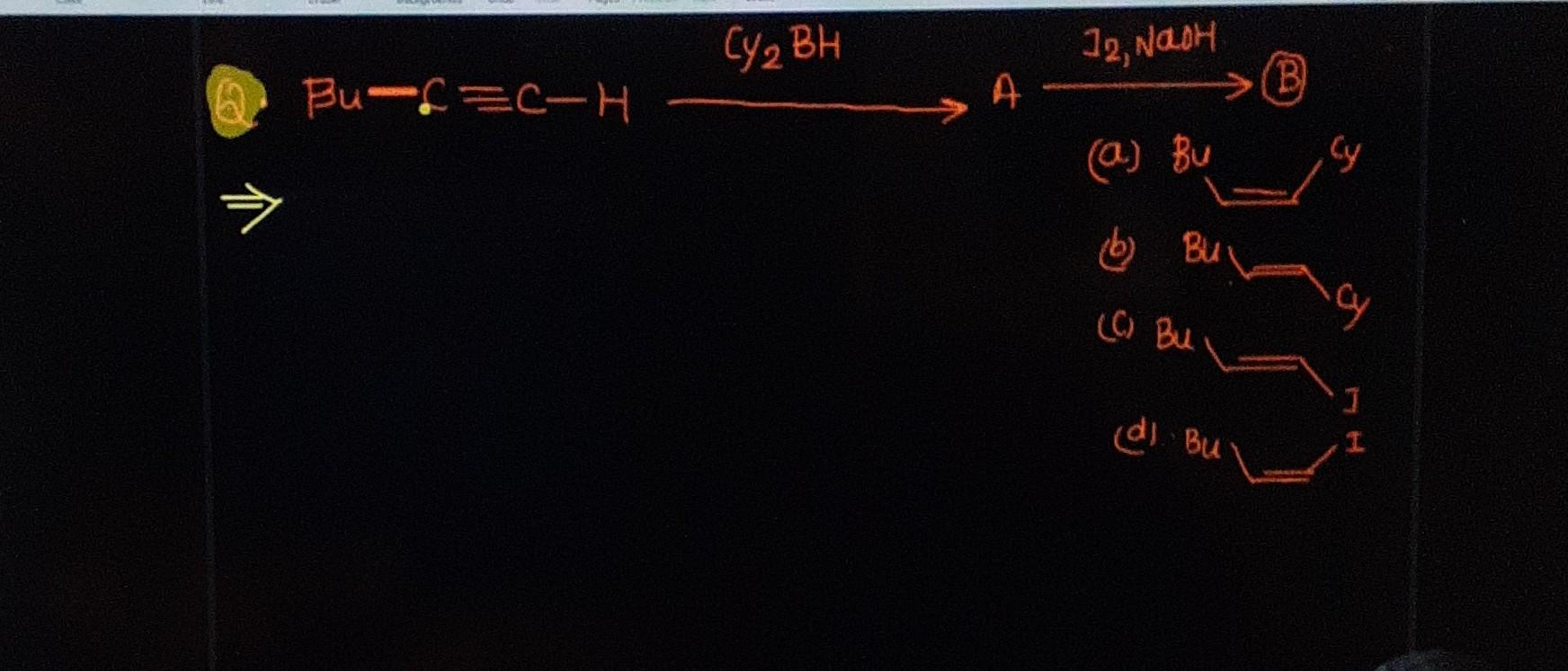 Solved Give The Correct Structure Of Compound B. I Know The | Chegg.com