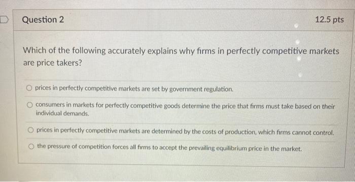 Solved Question 2 12.5 pts Which of the following accurately | Chegg.com