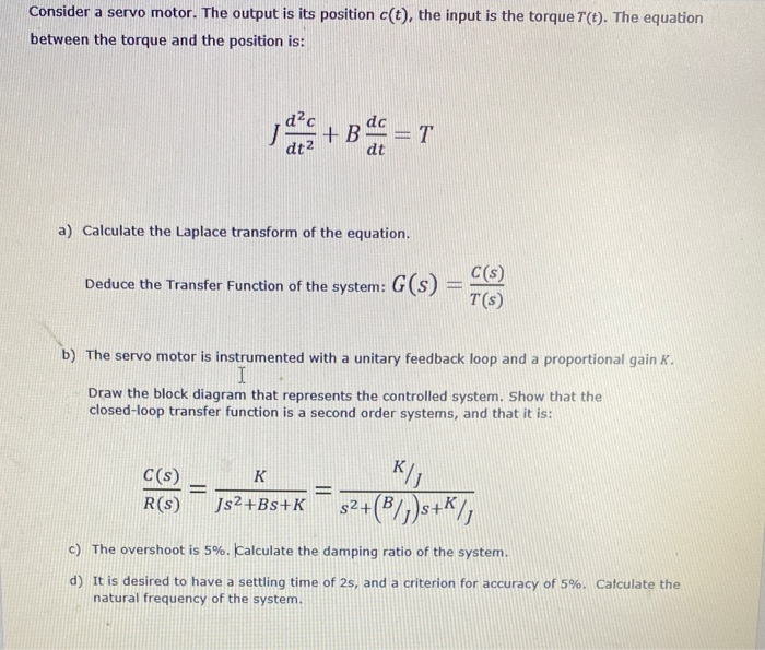 Servo Motor Formula For Torque at Lucy Robin blog