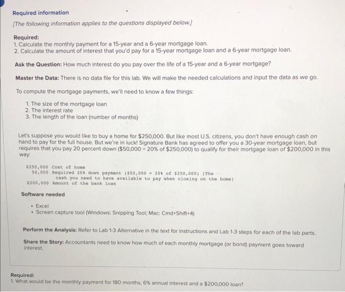 Solved Required information [The following information | Chegg.com