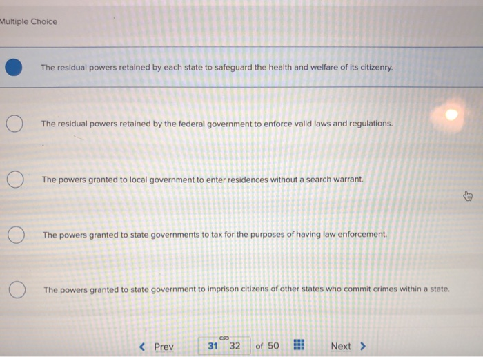 Solved Which of the following is the best definition of the