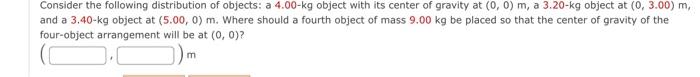 Solved Consider the following distribution of objects: a | Chegg.com