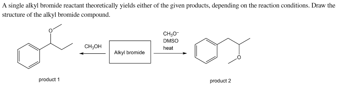 Solved A single alkyl bromide reactant theoretically yields | Chegg.com