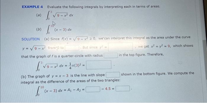 Solved EXAMPLE 4 Evaluate the following integrals by | Chegg.com