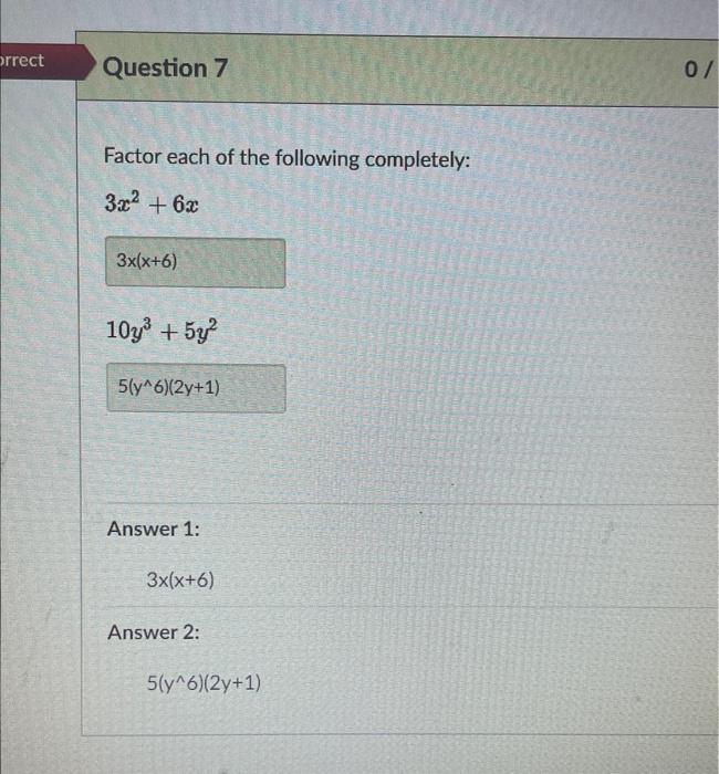 factor completely x2 5x 6 enter your answer in the box