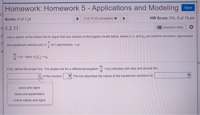 Solved Homework: Homework 5 - Applications and Modeling save | Chegg.com