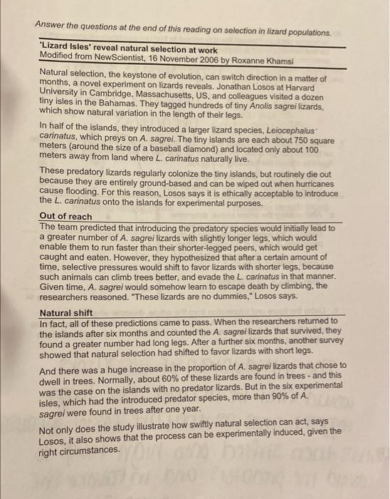 Solved Answer the questions at the end of this reading on | Chegg.com