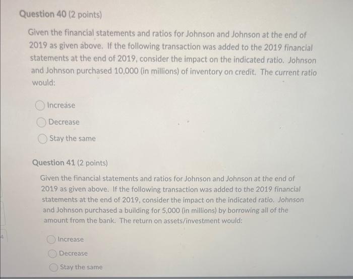 To examine Johnson and Johnson's profitability, the