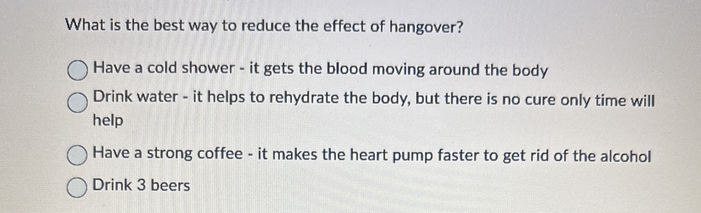 Solved What is the best way to reduce the effect of