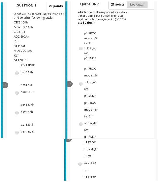 Solved QUESTION 2 20 points Save Answer Which one of these | Chegg.com