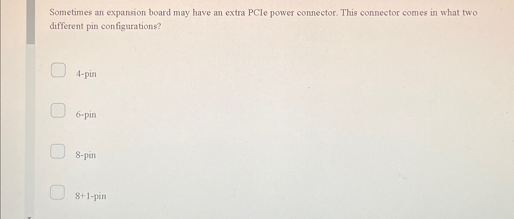 Solved Sometimes an expansion board may have an extra PCIe | Chegg.com