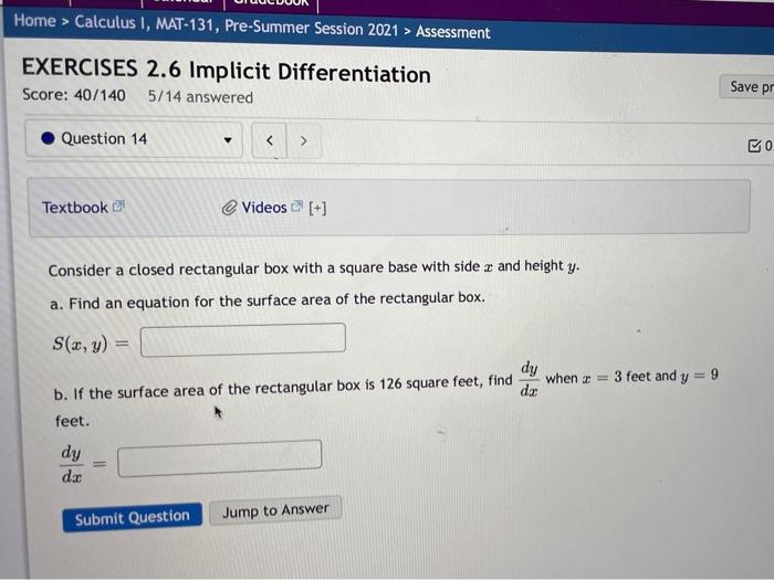 Solved Home > Calculus I, MAT-131, Pre-Summer Session 2021 > | Chegg.com