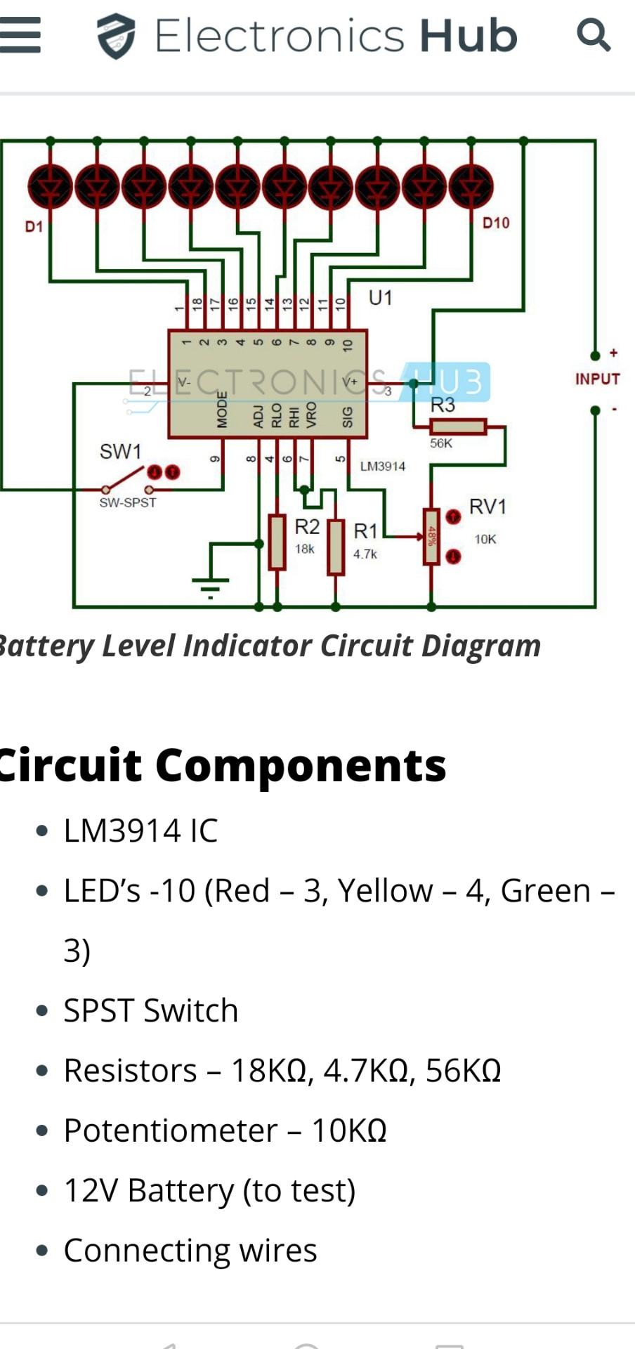3 Electronics Hub Q D1 D10 의의 의의 U1 ro + ELECTRONI | Chegg.com
