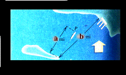 Ship Changing Course Correcting a ship's course. A cruise ship sets a | Chegg.com
