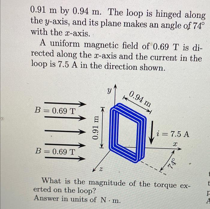 Solved Question 15 part 1 of 1 10 points A rectangular loop | Chegg.com