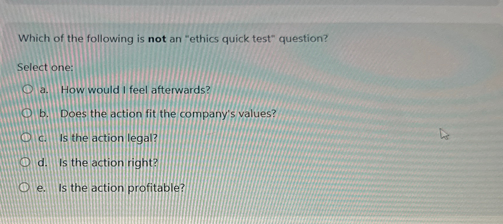 Solved Which of the following is not an 