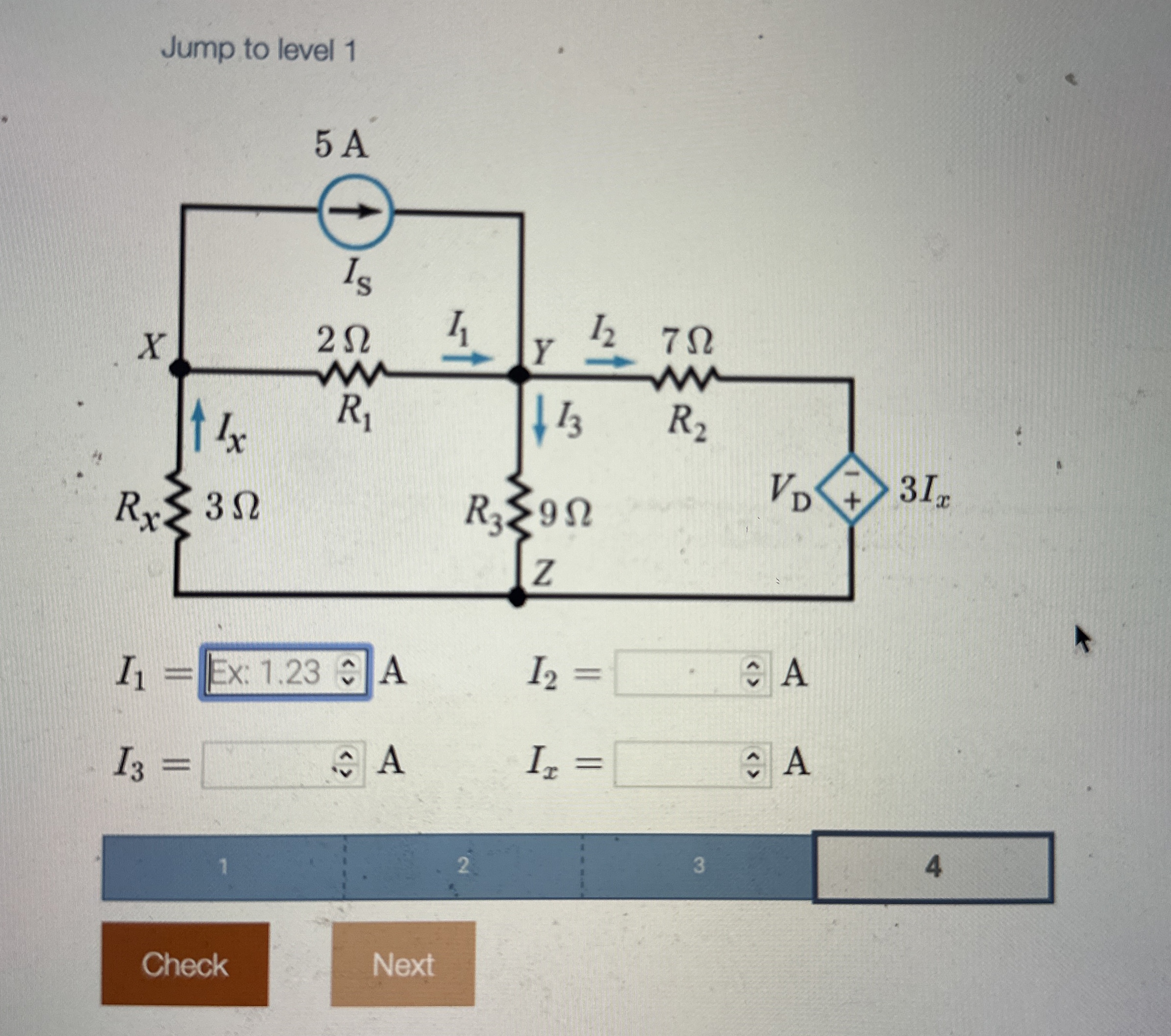 Solved Jump to level 1I1=,A,I2=,AI3=,A,Ix=,A | Chegg.com