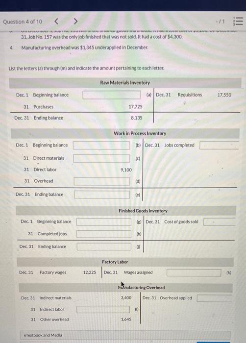 Solved -/1 Question 4 of 10 View Policies Current | Chegg.com