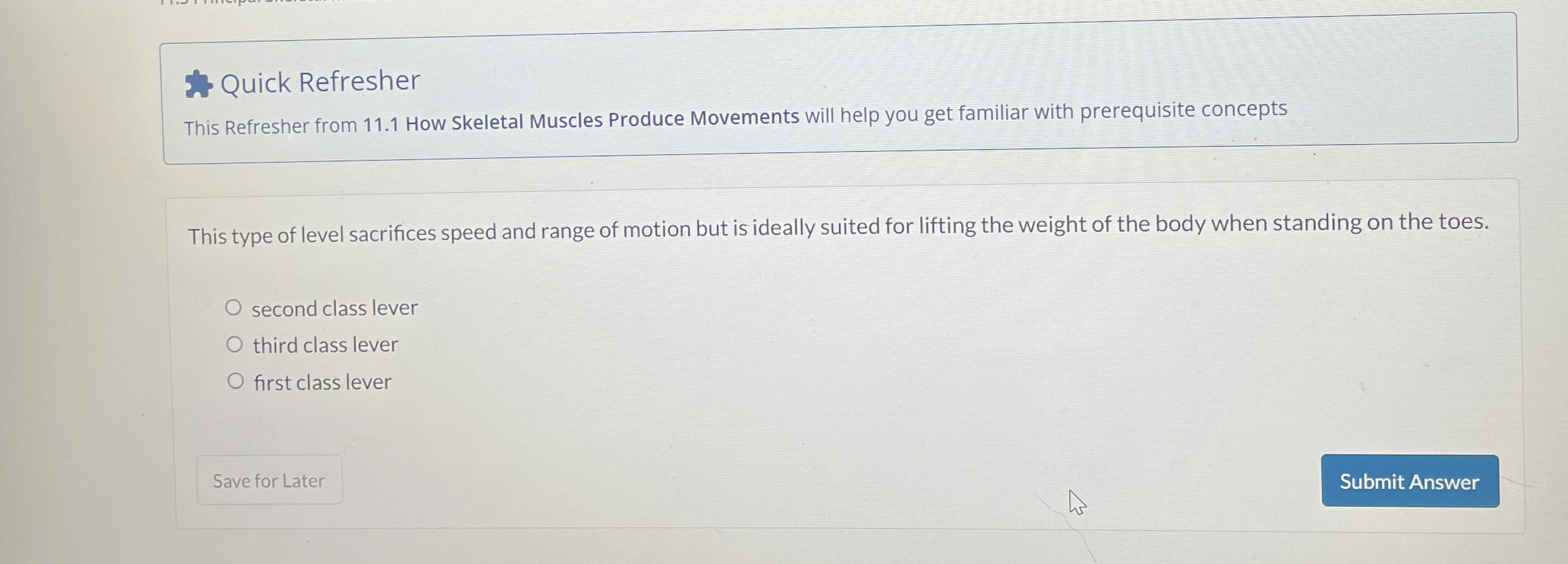 Solved This Refresher from 11.1 ﻿How Skeletal Muscles