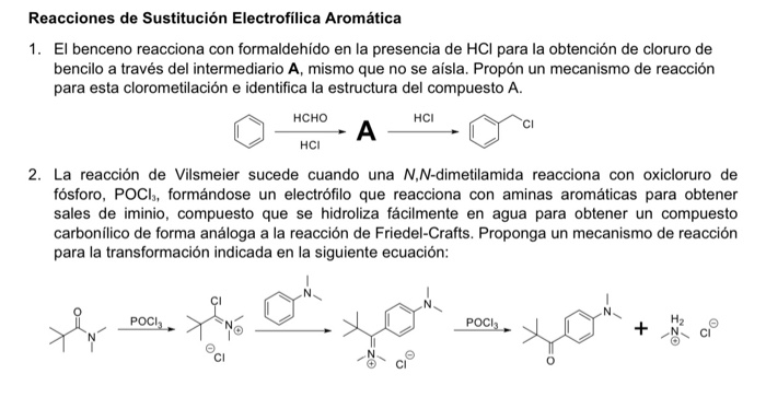 Ejercicios Resueltos De Sustitucion Electrofilica Aromatica