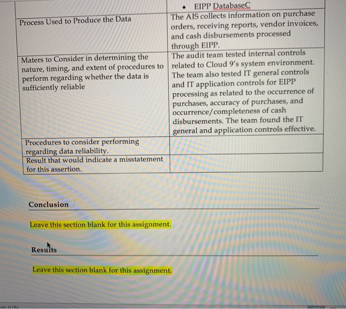 Cloud 9 assignment 6 picture