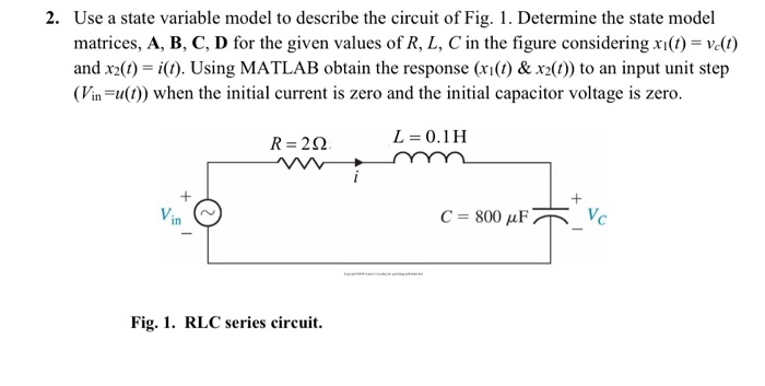 Solved QUESTION 2 Determine the state variable model of the