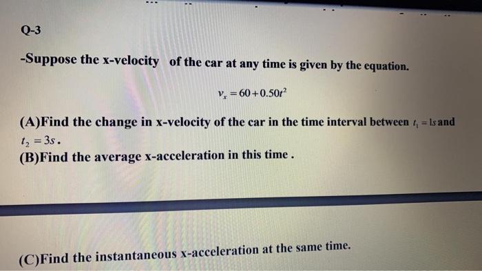 Solved Find the acceleration of the particle as a function | Chegg.com