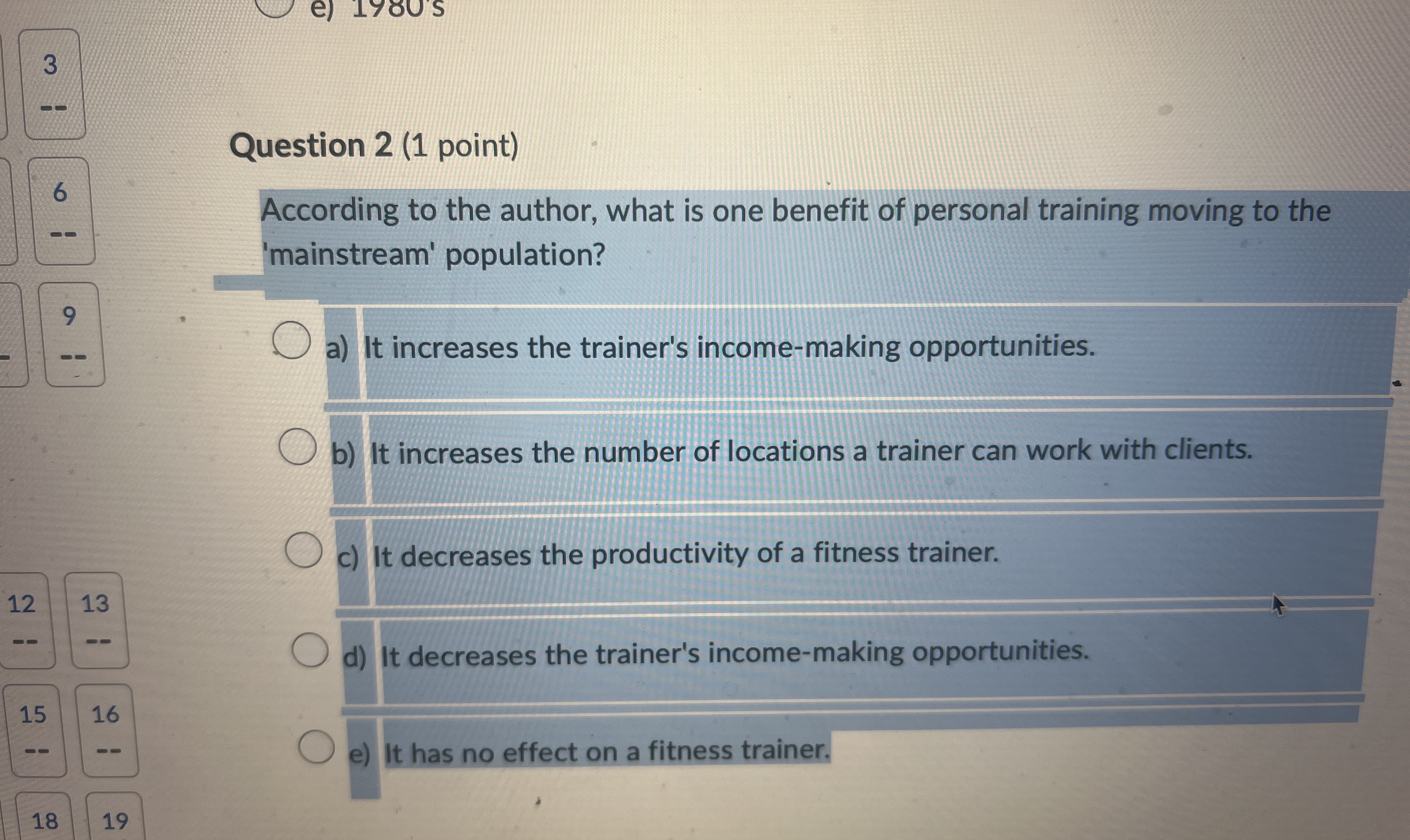 According to the author what is one benfit of