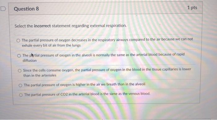 Solved Question 3 1 pts Since Hemoglobin is found in red | Chegg.com