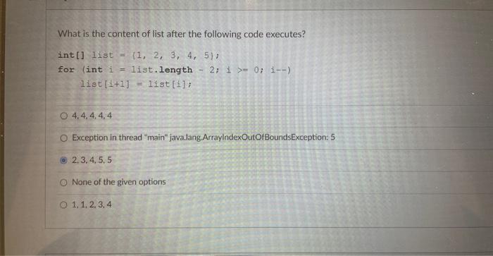 Solved Given the following java statement: final int ROWS | Chegg.com