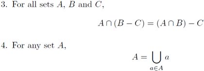 Solved For all sets .A, B and C, For any set A, | Chegg.com