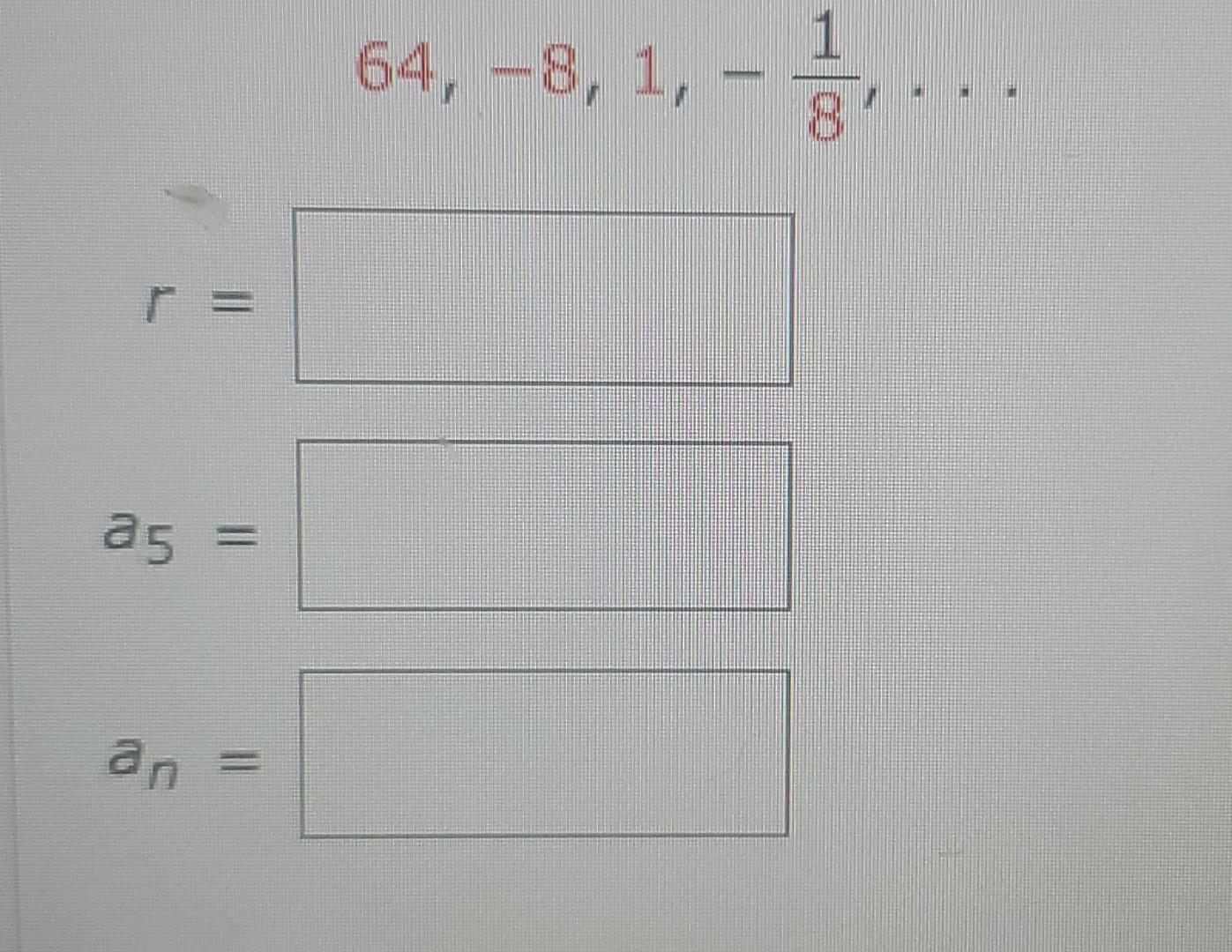Solved 64 8 1 81 Chegg