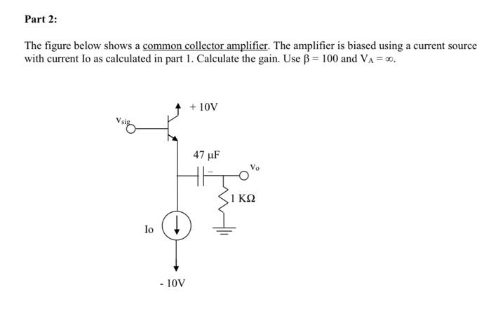 Solved Part 1: The Figure Below Shows A Current Source. Find | Chegg.com