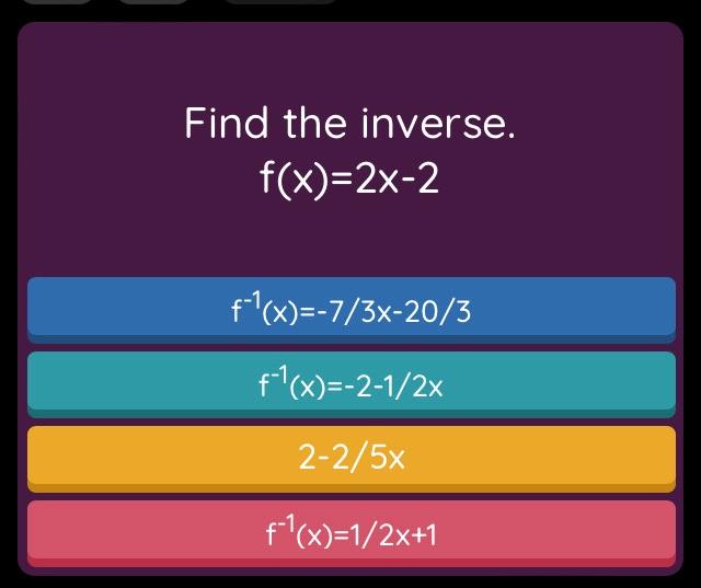 \( f(x)=2 x-2 \)