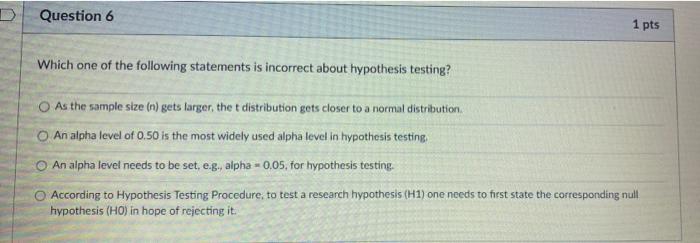 Solved D Question 1 1 pts A research team investigates the | Chegg.com